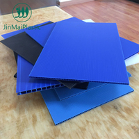 Feuilles de plastique ondulées JinMai JM de 4 mm, pliables, sur mesure, de 2 à 10 mm, en PP antistatique, imperméables, écologiques, colorées, résistantes aux UV