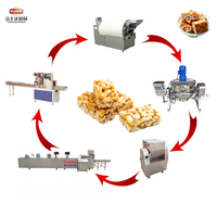 FSD-automatique acier inoxydable riz soufflé croustillant céréales barre de bonbons fabricant nouvelle condition sésame bonbons découpeuse