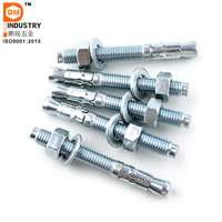 Baut Pengikat Ekspansi PDM, Baut Pengikat Dynabolts dengan Flange Nut Washer, Baut Pengikat Stainless Steel dan Mur