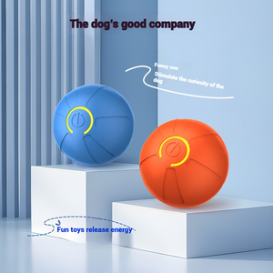 ของเล่นแมวแบบอินเทอร์แอคทีฟ360 ° ลูกบอลอัจฉริยะสำหรับสุนัขทำงานอัตโนมัติพร้อมที่ชาร์จ USB