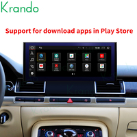 Krando 12.3 ''HD Anti-Glare Android Écran pour Audi A8 S8 D4 2010 - 2017 Autoradio Navigation GPS Lecteur DVD Sans Fil Carplay