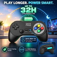 Manette de jeu sans fil Data Frog PC07, contrôleur rétro, 2 joueurs, contrôleur de jeu Plug & Play pour PC DInput, émulateurs Android