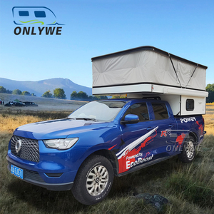 Camper de camion tout-terrain à toit souple escamotable 4x4 robuste pour aventure hors réseau, adaptable aux pick-up, fabriqué sur mesure pour la vie en camion. - Product Image 2