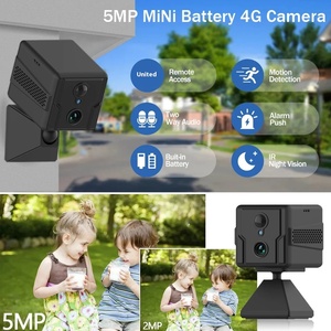 Caméras de sécurité intelligentes pour la maison, mini caméra <span class=keywords><strong>sans</strong></span> <span class=keywords><strong>fil</strong></span> <span class=keywords><strong>miniature</strong></span>, caméra vidéo HD grand angle portable, petite caméra 4G avec carte SIM - Product Image 6