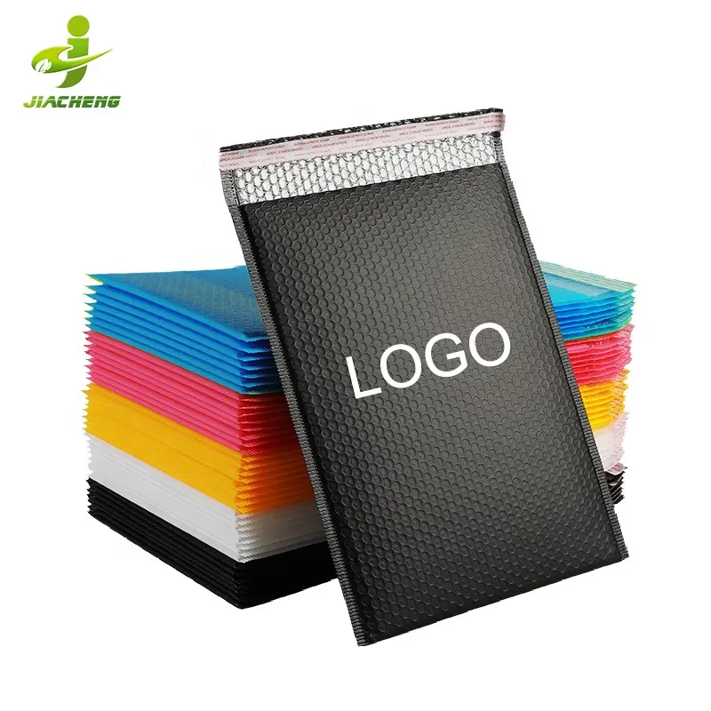 JIACHENG custom full color big 18x23 polymailer padded shipping postage bags bubble poly mailers envelope with logo