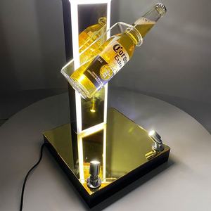 แท่นโชว์ขวดเบียร์แบบกำหนดเองพร้อมไฟ LED สำหรับงานแสดงสินค้าและนิทรรศการ - Product Image 3