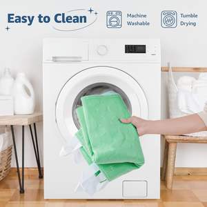 Almohadillas de cama reutilizables impermeables con 8 asas fuertes para incontinencia para ancianos, adultos, postrados en cama, hospitales - Product Image 6