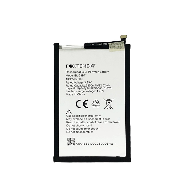 Genuine Battery Phone Lithium 6000mah BL-58BT Battery for Tecno Pouvoir 4 LC7 Pro Spark Power 2 LC8 Spark 6 Air KE6 Pova LD7