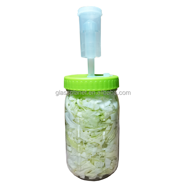 広口メイソンジャー用発酵キット Amazon.co.jp: 発酵キット - 広口メイソンジャー用発酵蓋3個 ガラス