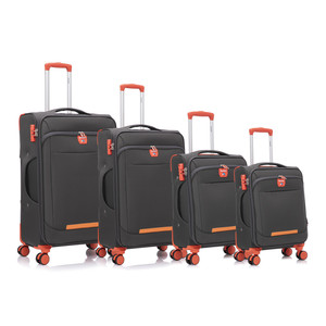 Set di valigie Softside SANZHENG con ruote Spinner, Set di valigie grandi in tessuto espandibile 4 pezzi con lucchetto TSA (20/24/28/32 pollici - Product Image 1