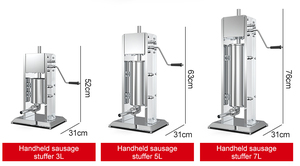 HORUS Máy Nhồi Xúc Xích Thủ Công Tinh Xảo Có Thể Tháo Rời Linh Kiện 3L 5L 7L 10L 15L Bán - Product Image 6