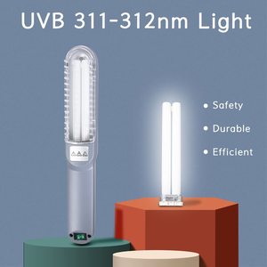 Lampe UVB 311 nm à bande étroite en noyau de qualité médicale CE ISO avec ampoule médicale et minuterie LCD pour le traitement du vitiligo et du psoriasis - Product Image 4