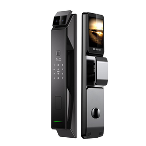 Ebkn Tuya स्मार्ट दरवाजा लॉक 3 डी फेस फिंगरप्रिंट पहचान बैटरी संचालित स्टील स्वचालित मुख्य वाईफाई क्लाउड कनेक्टेड ऐप नेटवर्क - Product Image 1