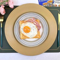 Grensoverschrijdende hotel bruiloftbanket feest Westerse stijl Scandinavische stijl plastic vierkante charger plate snackbord fruitbord