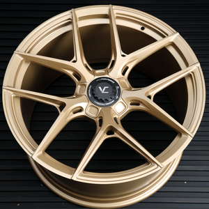 Jantes en alliage d'aluminium Velochi Deep Concave <span class=keywords><strong>Champagne</strong></span> Gold 17-24 pouces pour voitures particulières <span class=keywords><strong>Ferrari</strong></span> Audi Tesla Lamborghini - Product Image 4