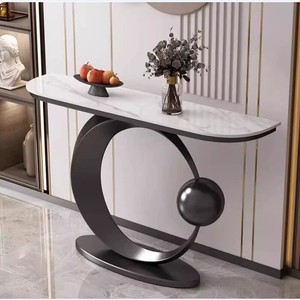 Console de style italien, luxe léger, moderne, en <span class=keywords><strong>dalle</strong></span> de pierre, pour entrée, couloir d'hôtel, <span class=keywords><strong>allée</strong></span>, vitrine haut de gamme, villa - Product Image 1