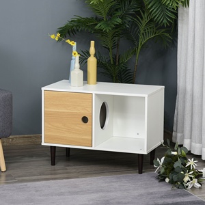 Casa para Gatos y <span class=keywords><strong>Perros</strong></span> Pequeños de Madera, 29.5 Pulgadas, Venta al Por Mayor - Product Image 2