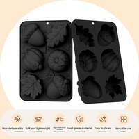 Moule en silicone Citrouille Feuille d'érable Logo personnalisé pour Gelée Mousse Gâteau Français Pudding Pâtisserie Chaîne de Boulangeries Vente en Gros