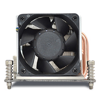Refroidisseur de processeur 165W dissipateur thermique en cuivre pour serveur 2U Compatible Intel LGA2011/2066/1366 Sockets étroits carrés Application de boîtier d'ordinateur