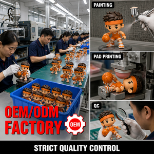 Figurine d'action personnalisée, usine OEM ODM, jouet en PVC imprimé en 3D, modèle articulé mobile, objet <span class=keywords><strong>de</strong></span> collection - Product Image 2