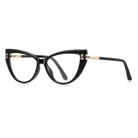 Lunettes anti-lumière bleue œil de chat pour femmes, monture TR90 et métal, anti-radiation, mode, pour le bureau et le quotidien