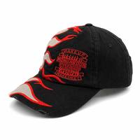 Casquette de baseball vintage Flame, broderie personnalisée, 6 panneaux, sportive, en tissu Dobby, 100% coton, haute qualité, douce, confortable, tendance, pour le quotidien