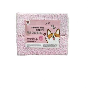 Couches jetables et coussinets absorbants pour chiens, pour chiennes et chiens, soutien menstruel, petits chiens et races 2026, 50 pièces - Product Image 5