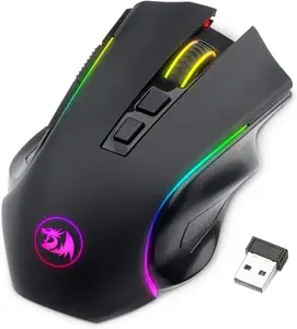 Wholesale ergonomic pc computer gamer wireless Rgb led light gaming mouse