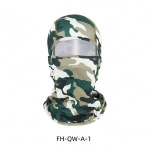 Outdoor Summer Camouflage Windproof Polyester Scarf & Hat Unisex <b>Cycling</b> Tactical Riding Fishing Face Covering - Product Image 6
