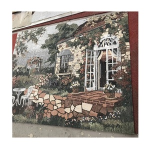 Morden trang trí nội thất mô hình khảm đá nghệ thuật ốp tường đá cẩm thạch Gạch <span class=keywords><strong>Mosaic</strong></span> cho sàn - Product Image 1