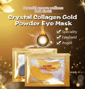Masque pour les yeux en cristal d'or pur 24 carats OEM, gel frais, couvre-yeux relaxant, masque magique pour les yeux glacés - Product Image 2