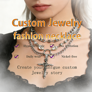Jiaye <strong>Customized</strong> <strong>Jewelry</strong> Manufacturer OEM/ODM High Quality Stainless Steel Waterproof Fashion Necklace <strong>Jewelry</strong> Wholesale - Product Image 1