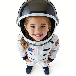 Costume d'astronaute pour filles, enfants, en polyester, pour Halloween, fête, spectacle, combinaison pour enfants - Product Image 6