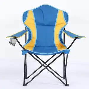 Sıcak satış çok fonksiyonlu kol dayama katlanır sandalye açık arkalığı plaj sandalyesi bardak tutucu ile eğlence kamp balıkçılık sandalye