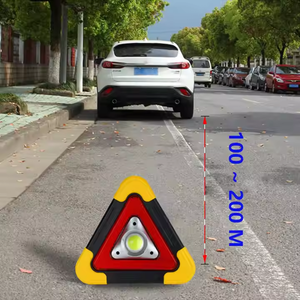 Khẩn Cấp Phản Quang Dấu Hiệu Kit Xe Đầu Thiết Bị Tam Giác Cảnh Báo LED Chiếu Sáng Và USB Sạc Cổng COB Đèn Đường Ánh Sáng Chế Độ - Product Image 4