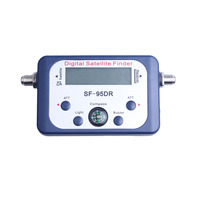 Compteur de SF-95DR Récepteur Satlink Détecteur de satellite Récepteur de signal TV Décodeur Sat