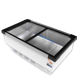 Réfrigérateur de présentation pour supermarché, congélateur horizontal, îlot de présentation pour supermarché, réfrigérateur de magasin - Product Image 1