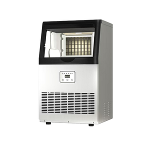 Máquina de Hielo en Cubos Integrada de Alto Rendimiento de 50 kg, Equipo de Cocina Económico para el Hogar y Comercios para el Verano - Product Image 1