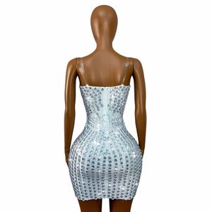 <span class=keywords><strong>Robe</strong></span> moulante de soirée chic à col en V profond et strass <span class=keywords><strong>pour</strong></span> femme, <span class=keywords><strong>grande</strong></span> <span class=keywords><strong>taille</strong></span>, idéale <span class=keywords><strong>pour</strong></span> anniversaire, <span class=keywords><strong>mariage</strong></span> ou <span class=keywords><strong>cocktail</strong></span> - Product Image 3