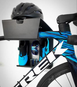 Porte-vélos en métal personnalisé gain de <span class=keywords><strong>place</strong></span> Support de rangement mural pour vélos - Product Image 3