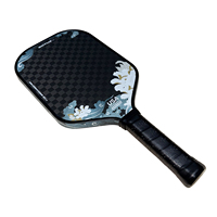 Raket Pickleball T700 Serat Karbon Mentah Inti Busa MPP 16mm Bentuk Memanjang Disetujui USAPA