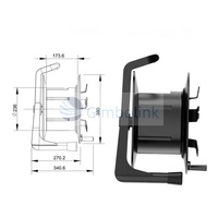 Carrete de Cable de Fibra Óptica Blindado Gimbo para Exteriores/Interiores, Bobina PCD 380, Certificado GPRS, CE, RoHS, FCC, FC/LC/SC/ST