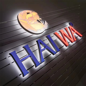 La pubblicità si illumina la scritta in metallo acrilico con lettere retroilluminate a Led logo negozio in acrilico segno 3d lettere - Product Image 6