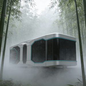 Maison Capsule Préfabriquée en Acier à Panneaux Sandwich, Conception Respirante, pour Cuisine, Hall, Maison Intelligente Moderne, Salle de Sport, Chambre, Centre Commercial <span class=keywords><strong>Alice</strong></span> - Product Image 3
