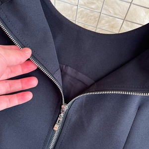 <span class=keywords><strong>Robe</strong></span> longue élégante sans manches coupe trapèze, col rond, taille cintrée, style rétro chic pour l'été 2024 - Product Image 6