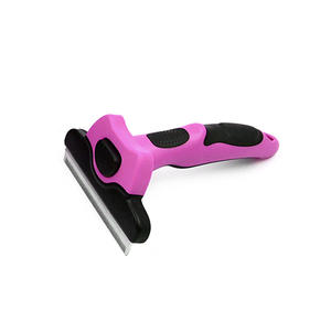 Peine OEM personalizable para depilación de mascotas de acero inoxidable con cabeza reemplazable para perros y gatos directo de fábrica para suministros para mascotas - Product Image 2