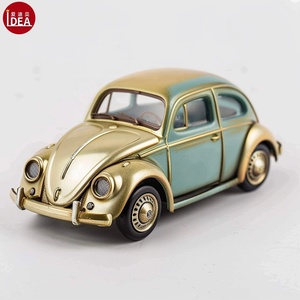 Su misura 1:43 modellino auto retrò e classico modello di auto in resina blu collezione di autoveicoli motoristica giocattolo - Product Image 5