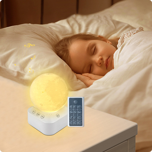 Máquina de Sonido Portátil <span class=keywords><strong>para</strong></span> <span class=keywords><strong>Dormir</strong></span> Bebés Recién Nacidos <span class=keywords><strong>y</strong></span> 24 Sonidos Relajantes, Luz Nocturna RGB/Luz de Respiración - Product Image 1