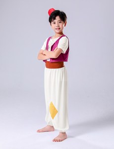 <span class=keywords><strong>Anime</strong></span> <span class=keywords><strong>Aladdin</strong></span> Halloween niños Cosplay disfraz Las Noches Árabes Cosplay disfraz para hombres <span class=keywords><strong>Aladdin</strong></span> disfraces conjunto completo - Product Image 2