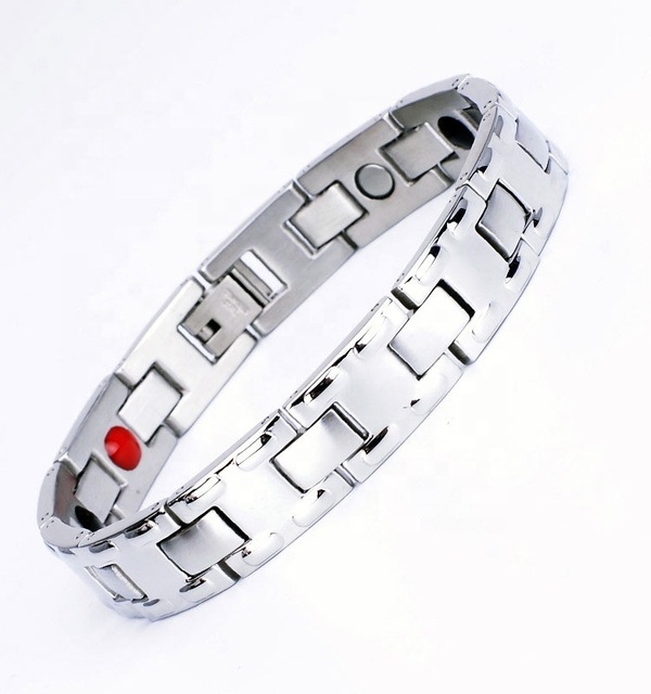 Tourmaline Far Infrared Magnetic Bracelet Men Adjustable Original Germanium 4 in 1 Health Energy Fashion Therapy Bracelets